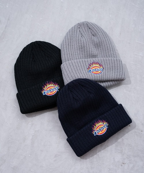 Dickies(ディッキーズ)の「【Dickies】DK EX FIRE LOGO KNIT WATCH/シンプル/ロゴ/ニット帽/帽子/ワッチキャップ/ディッキーズ(ニットキャップ/ビーニー・メンズ・ブラック/レッド/グレー/ブラウン/ネイビー・FREE)」の11枚目の写真