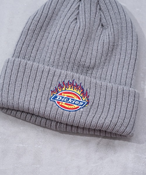 Dickies(ディッキーズ)の「【Dickies】DK EX FIRE LOGO KNIT WATCH/シンプル/ロゴ/ニット帽/帽子/ワッチキャップ/ディッキーズ(ニットキャップ/ビーニー・メンズ・ブラック/レッド/グレー/ブラウン/ネイビー・FREE)」の9枚目の写真