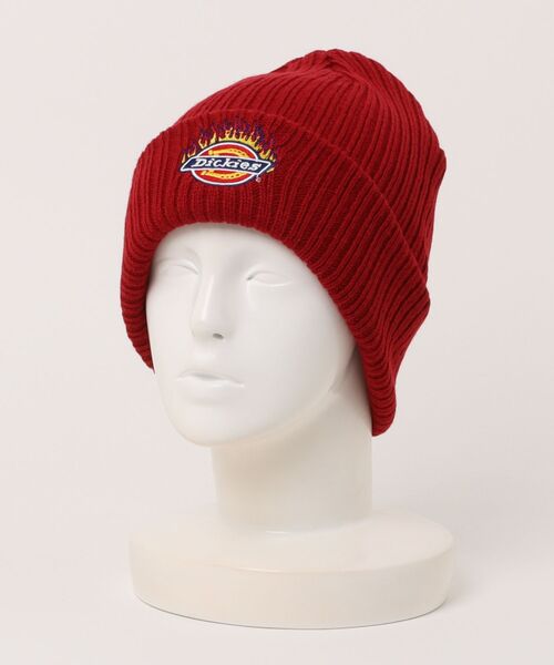 Dickies(ディッキーズ)の「【Dickies】DK EX FIRE LOGO KNIT WATCH/シンプル/ロゴ/ニット帽/帽子/ワッチキャップ/ディッキーズ(ニットキャップ/ビーニー・メンズ・ブラック/レッド/グレー/ブラウン/ネイビー・FREE)」の8枚目の写真