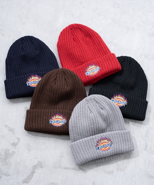 Dickies(ディッキーズ)の「【Dickies】DK EX FIRE LOGO KNIT WATCH/シンプル/ロゴ/ニット帽/帽子/ワッチキャップ/ディッキーズ(ニットキャップ/ビーニー・メンズ・ブラック/レッド/グレー/ブラウン/ネイビー・FREE)」の10枚目の写真
