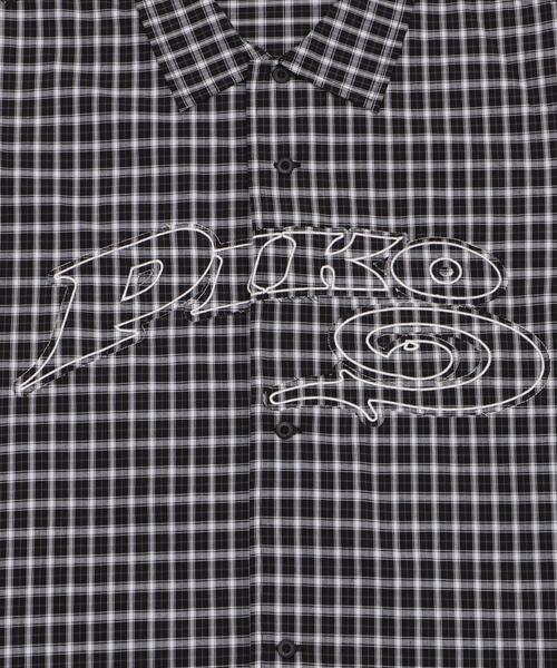 Piko（ピコ）の「∴WEGO/PIKO別注チェックグラフィックシャツ（シャツ/ブラウス・メンズ・ブルー系その他2/ブラック系その他2・MEDIUM/LARGE）」の16枚目の写真