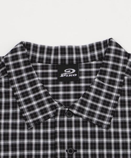Piko（ピコ）の「∴WEGO/PIKO別注チェックグラフィックシャツ（シャツ/ブラウス・メンズ・ブルー系その他2/ブラック系その他2・MEDIUM/LARGE）」の17枚目の写真