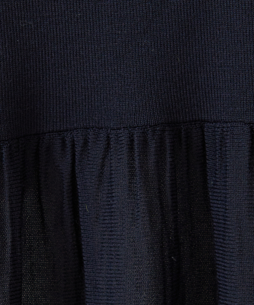 DESIGNWORKS（デザインワークス）の「ティアードロングワンピース（ワンピース・レディース・ライム/ネイビー・38）」の16枚目の写真