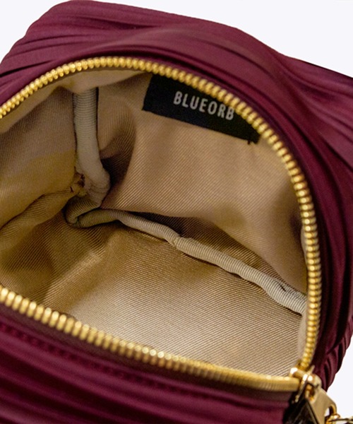 BLUEORB(ブルーオーブ)の「Cube Bag プリーツバッグ(ハンドバッグ・レディース・ベージュ/ライトグレー/ワインレッド・ONESIZE)」の15枚目の写真