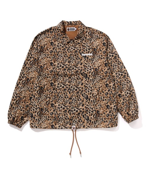 WILD LEOPARD PATTERN COACH JACKET（ミリタリージャケット）｜A