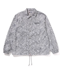 A BATHING APE(AxCVOGCv)WILD LEOPARD PATTERN COACH JACKET(~^[WPbg)