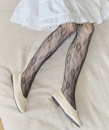 GIUNON | flower leaf lace tights / フラワーリーフレースタイツ(タイツ/ストッキング)