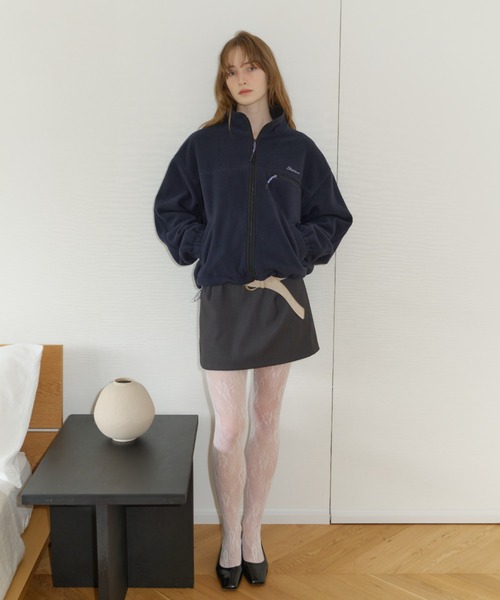 GIUNON（ジウノン）の「flower leaf lace tights / フラワーリーフレースタイツ（タイツ/ストッキング・レディース・ブラック/ホワイト・FREE）」の19枚目の写真