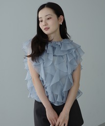 EIMY セットアップ　ブルー MARINE TWEEDセットアップ(S WHITE): SETUP