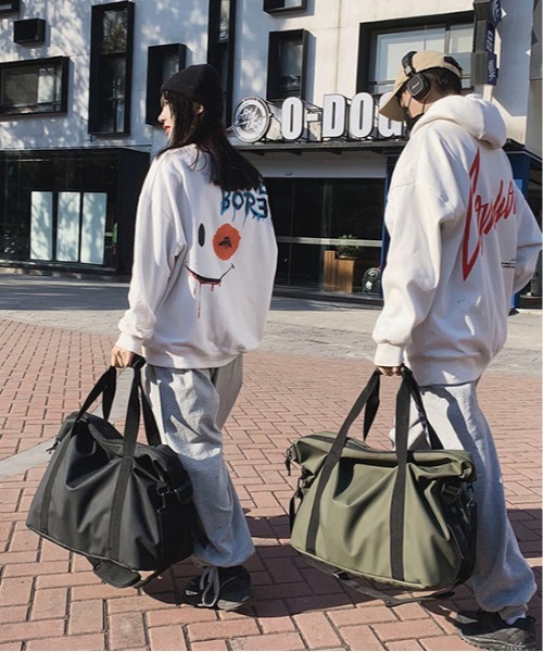SHEPP(シープ)の「【大容量/A4対応】トラベル ビッグボストン ショルダーバッグ(ショルダーバッグ・レディース・グレー/ブラック/カーキ・F)」の11枚目の写真