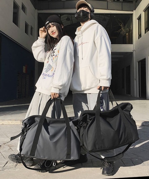SHEPP(シープ)の「【大容量/A4対応】トラベル ビッグボストン ショルダーバッグ(ショルダーバッグ・レディース・グレー/ブラック/カーキ・F)」の20枚目の写真