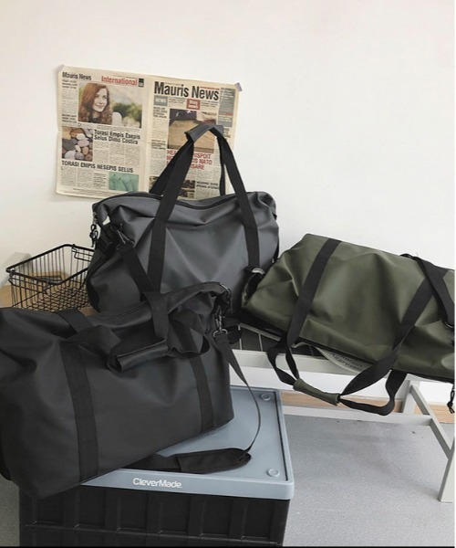 SHEPP(シープ)の「【大容量/A4対応】トラベル ビッグボストン ショルダーバッグ(ショルダーバッグ・レディース・グレー/ブラック/カーキ・F)」の13枚目の写真