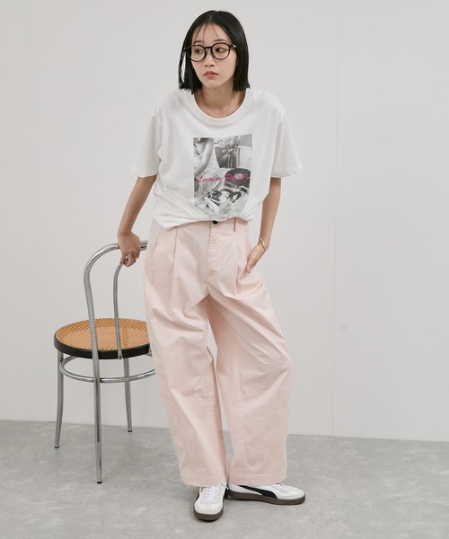VIS(ビス)の「フォト&ロゴアソートTシャツ(Tシャツ/カットソー・レディース・ホワイト/ホワイト系その他/ブラウン系その他2・FREE)」の18枚目の写真