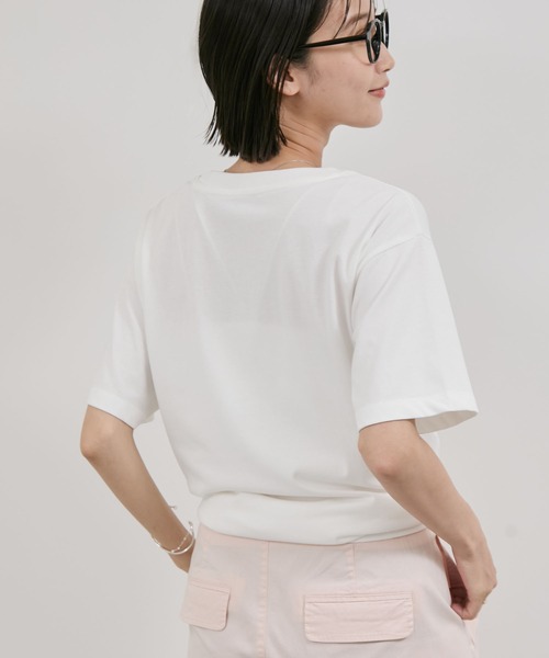 VIS(ビス)の「フォト&ロゴアソートTシャツ(Tシャツ/カットソー・レディース・ホワイト/ホワイト系その他/ブラウン系その他2・FREE)」の20枚目の写真