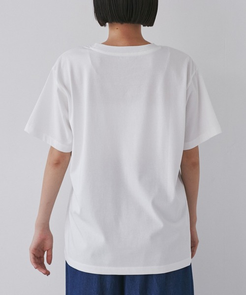 VIS(ビス)の「フォト&ロゴアソートTシャツ(Tシャツ/カットソー・レディース・ホワイト/ホワイト系その他/ブラウン系その他2・FREE)」の11枚目の写真