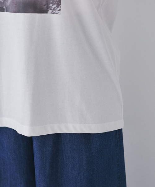 VIS(ビス)の「フォト&ロゴアソートTシャツ(Tシャツ/カットソー・レディース・ホワイト/ホワイト系その他/ブラウン系その他2・FREE)」の14枚目の写真