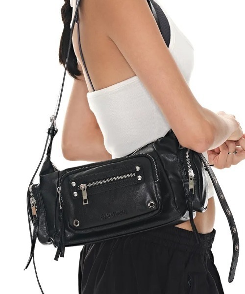 BLACKPURPLE(ブラックパープル)の「【日本未発売/WEB限定】BLACK PURPLE(ブラックパープル)/3WAY 軽量 ショルダー トート クロスバッグ/Marco Bag(ショルダーバッグ・レディース・ベージュ/ブラウン/ピンク/ブラック/グレー・FREE)」の1枚目の写真