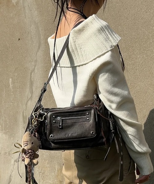 BLACKPURPLE(ブラックパープル)の「【日本未発売/WEB限定】BLACK PURPLE(ブラックパープル)/3WAY 軽量 ショルダー トート クロスバッグ/Marco Bag(ショルダーバッグ・レディース・ベージュ/ブラウン/ピンク/ブラック/グレー・FREE)」の19枚目の写真