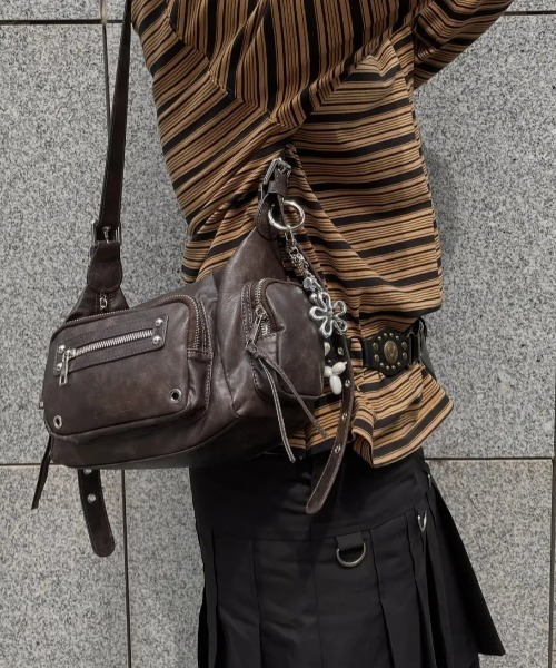 BLACKPURPLE(ブラックパープル)の「【日本未発売/WEB限定】BLACK PURPLE(ブラックパープル)/3WAY 軽量 ショルダー トート クロスバッグ/Marco Bag(ショルダーバッグ・レディース・ベージュ/ブラウン/ピンク/ブラック/グレー・FREE)」の22枚目の写真