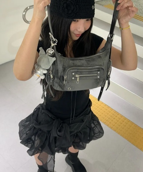 BLACKPURPLE(ブラックパープル)の「【日本未発売/WEB限定】BLACK PURPLE(ブラックパープル)/3WAY 軽量 ショルダー トート クロスバッグ/Marco Bag(ショルダーバッグ・レディース・ベージュ/ブラウン/ピンク/ブラック/グレー・FREE)」の13枚目の写真