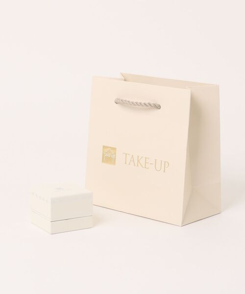 TAKE-UP（テイクアップ）の「K18・K10 ピンクトルマリン ブーケ  ワンポイントピアス( PG)（ピアス（両耳用）・レディース・ピンクゴールド・FREE）」の7枚目の写真