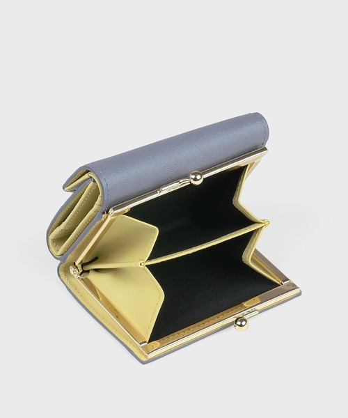 Paul Smith（ポールスミス）の「ラブレター がま口3つ折り / 555423 W090（財布・レディース・ライトブルーグレー/ピンク/ブラック・FREE）」の7枚目の写真