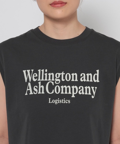 LOWRYS FARM（ローリーズファーム）の「ショートロゴフレンチスリーブ　580984（Tシャツ/カットソー・レディース・チャコールグレー/ベージュ/オフホワイト・FREE）」の21枚目の写真