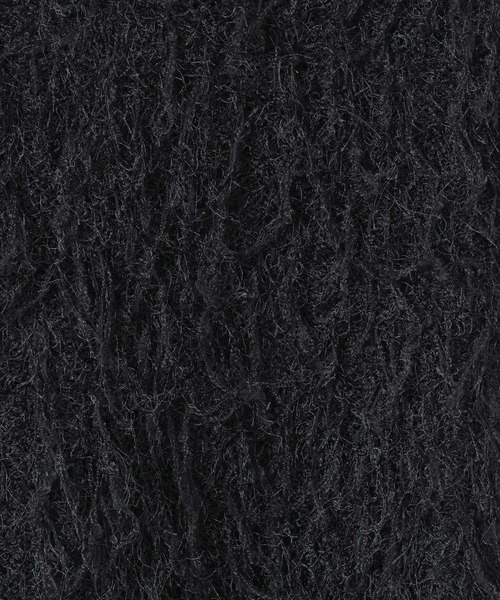 JEANASIS(ジーナシス)の「MIXフリンジヤーンNS/589926(ベスト・レディース・ブラウン/オフホワイト/ブラック・FREE)」の9枚目の写真