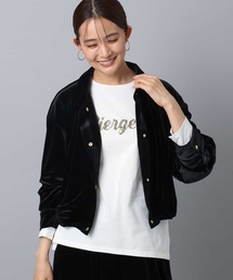 MK MICHEL KLEIN | スノーベロア クロップドブルゾン/洗える(ブルゾン)