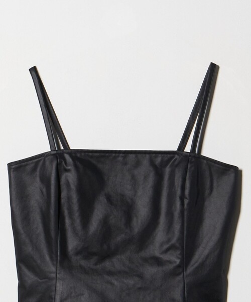 ATTISESSION（アティセッション）の「＜ATTISESSION＞レザーライク ビスチェ（その他トップス・レディース・ブラック/オリーブ・FREE）」の16枚目の写真
