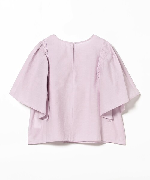 B:MING by BEAMS（ビーミングバイビームス）の「【手洗いOK】コード刺繍 ブラウス（S～M）（シャツ/ブラウス・レディース・オフホワイト/パープル系その他5/ブラウン・SMALL/MEDIUM）」の14枚目の写真