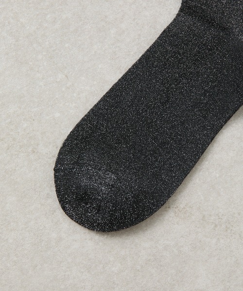 COLONY 2139（コロニートゥーワンスリーナイン）の「ラメソックス（ソックス/靴下・レディース・ライトグレー/ブラック・23-25）」の6枚目の写真