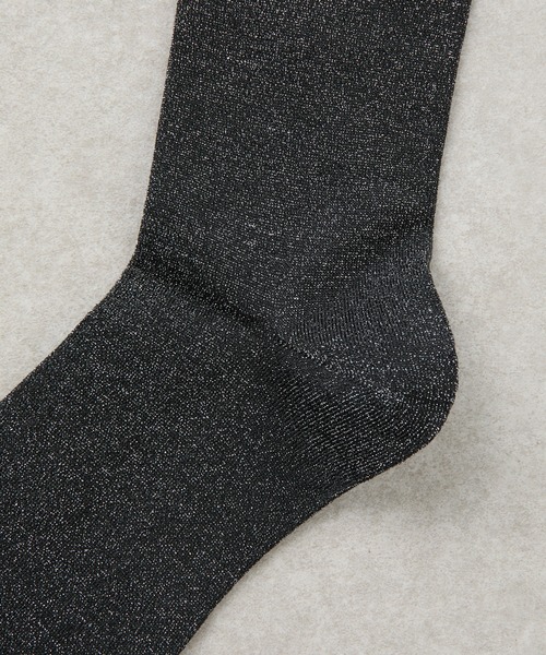 COLONY 2139（コロニートゥーワンスリーナイン）の「ラメソックス（ソックス/靴下・レディース・ライトグレー/ブラック・23-25）」の7枚目の写真