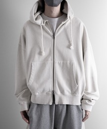 RUUBON（ルーボン）の「【RUUBON】heavy weight cotton full zip hoodie / ヘビーウェイトコットンフルジップーディ（パーカー）」