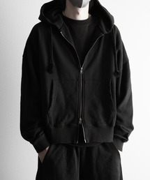 【RUUBON】heavy weight cotton full zip hoodie / ヘビーウェイトコットンフルジップーディ