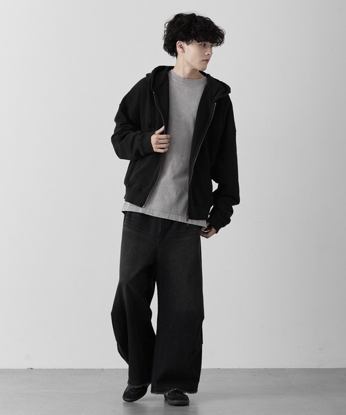 RUUBON heavy weight cotton full zip hoodie — толстовка на молнии, плотный хлопок