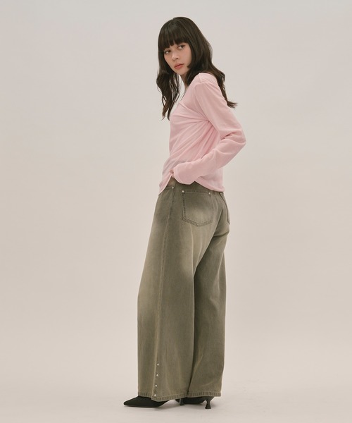 sheer velours tops / シアーベロアトップス（Tシャツ