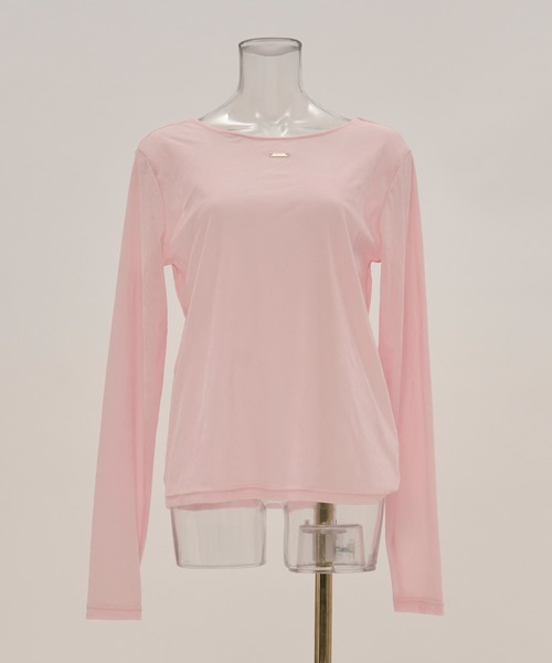 メル25773 sheer velours tops / シアーベロアトップス（Tシャツ