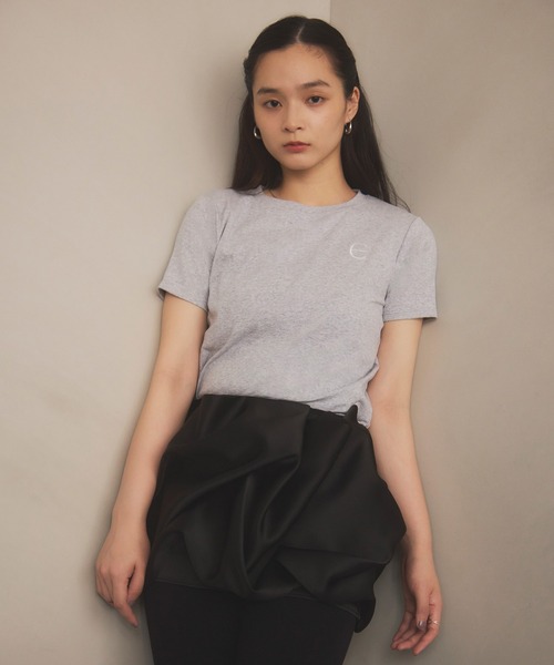 EIMY ISTOIRE（エイミーイストワール）の「ドレープバルーンミニスカート（スカート・レディース・ホワイト/ブラック・S/M）」の14枚目の写真