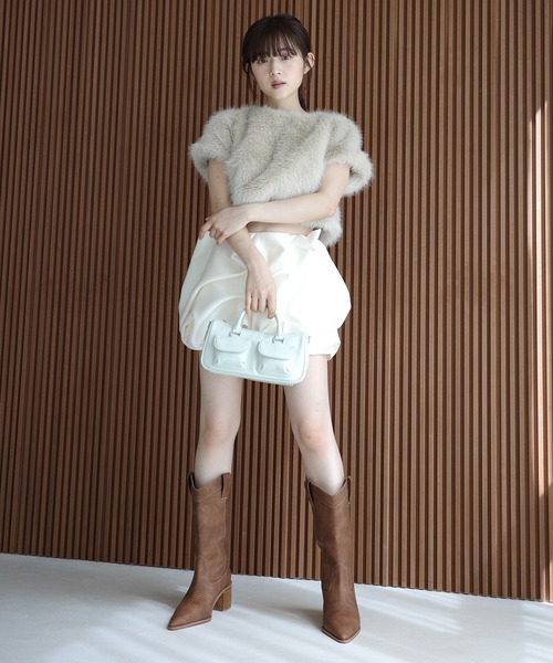 eimy ドレープバルーンミニスカート ドレープバルーンミニスカート（スカート）｜EIMY ISTOIRE（エイミー