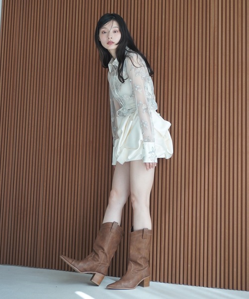 eimy istoire ドレープバルーンミニスカート ドレープバルーンミニスカート（スカート）｜EIMY ISTOIRE（エイミー