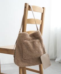 ikka | プードルエコファーショルダーバッグ(ショルダーバッグ)