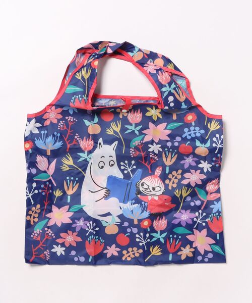 MOOMIN(ムーミン)の「【 MOOMIN 】 くるくるショッピングバッグA 25S8(エコバッグ/サブバッグ・レディース・ライトブルー/ネイビー/ラベンダー/レッド・FREE)」の2枚目の写真