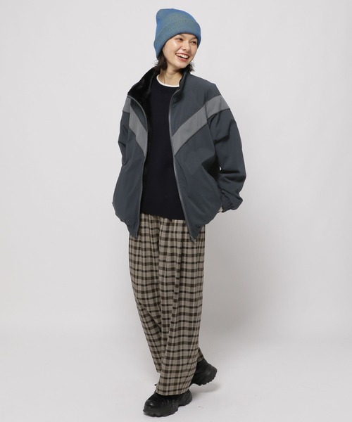 ツイルチェックタックパンツ（その他パンツ）｜niko and