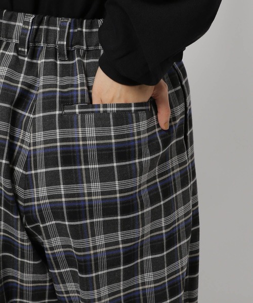 Niko様ご確認用 ツイルチェックタックパンツ（その他パンツ）｜niko and