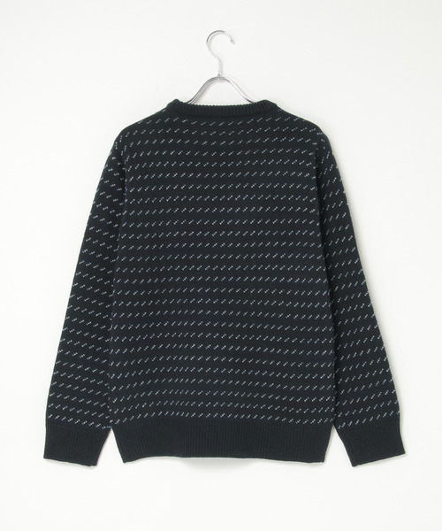 ikka(イッカ)の「カラーバーズアイニット(ニット/セーター・メンズ・ワイン/ネイビー/グレー・L/M/XL/S)」の5枚目の写真