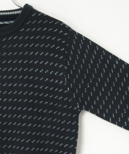 ikka(イッカ)の「カラーバーズアイニット(ニット/セーター・メンズ・ワイン/ネイビー/グレー・L/M/XL/S)」の7枚目の写真