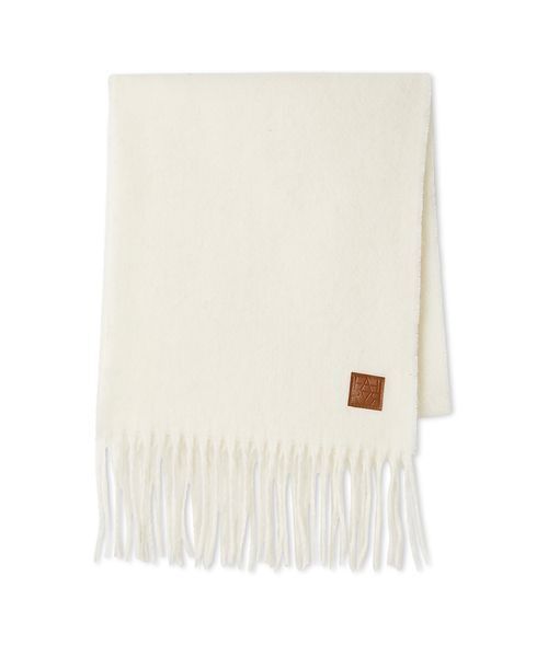 FRAY I.D（フレイアイディー）の「ブークレストール（ストール/ショール・レディース・レッド/ブルー/オフホワイト/ピンク・F）」の2枚目の写真