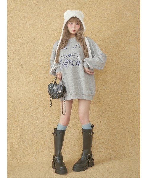 MEOWルーズスウェットプルオーバー（その他トップス）｜Darich