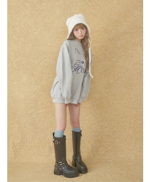 MEOWルーズスウェットプルオーバー（その他トップス）｜Darich
